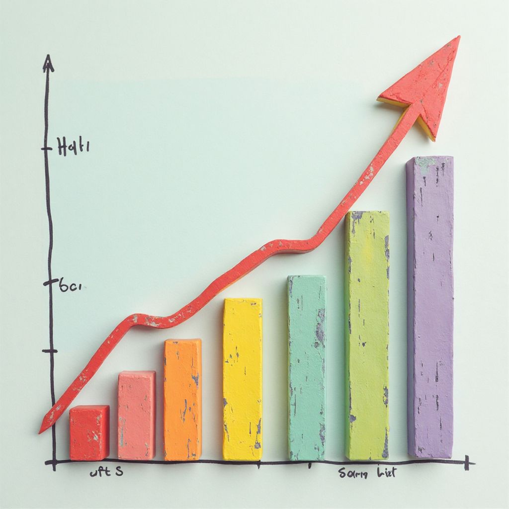 Growth chart showing KidPlay user growth